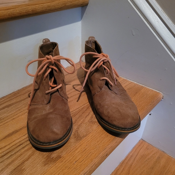Cole Haan Brown Suede Ankle Boots - Picture 2 of 6